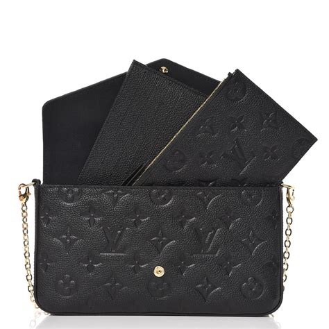 louis vuitton félicie pochette black|how to pronounce felicie pochette.